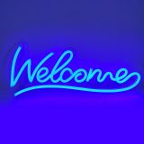 CALCA Welcome LED Neon Sign Size-19.7X8.7 inches(Type1)