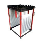 31.5"x 23.6" 20 layers With Top Box Multi-Function Screen Printing Frame Rack/Cart