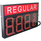 20" LED Gas Station Electronic Fuel Price Sign Green Color Regular