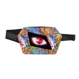 Devil's Eye Travel Bag LED DIY Smart Backpack Waterproof Led Knight Backpacks Bluetooth Unisex Knight Graffiti