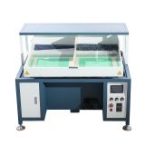 Single/Double Station Automatic Pneumatic Heat Press Rhinestone Shaking Machine for T-shirts