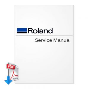 Manual de Servicio ROLAND VersaCamm VP-300, VP-540