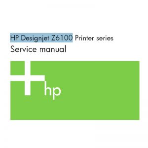 Manual de Servicio en Inglés HP Designjet Z6100