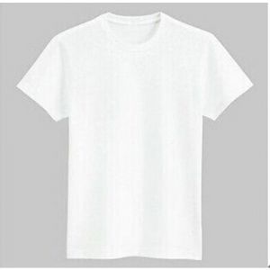 Camiseta blanca de poliester para niños para sublimar