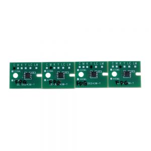 Chips de 4 piezas  Permanente Roland RA-640 Aqueous FPG /set CMYK