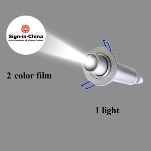 Proyector de Laser LED 2 colores Φ7CM 10W
