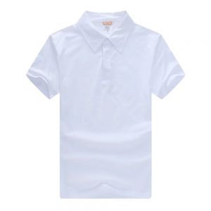 Playera Polo para Mujer de Algodón en Blanco 10pcs/pack