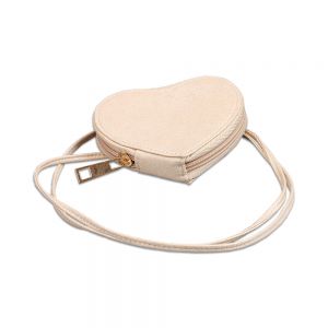 New Blank Sublimation Leather Fashion Lady Wallet Heart Shape Shoulder Bag