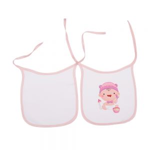 50pcs Sublimation Blank Bib with Single Rope