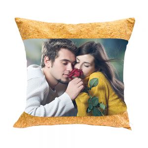 15.75"*15.75" Sublimation Blanks Short Plush Stitching Cork Pillowcase (Upper and Lower Cork Stitching) Double Sided Printable