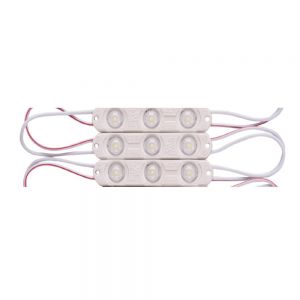 SMD 2835 Waterproof  LED Module (3 LEDs Chips with Aluminum PCB Injection, White Light, 0.72W, L62 x W12 x H6mm), DC12V