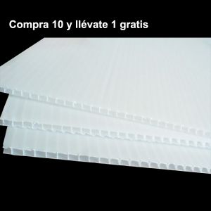 4/6MM Tabla PP Blanca 1.22*2.44m