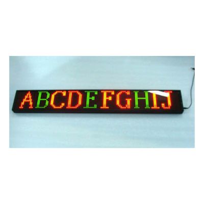 Letrero LED para interiores 31" x 9" 3 Lineas (Tricolor o Color Sencillo)