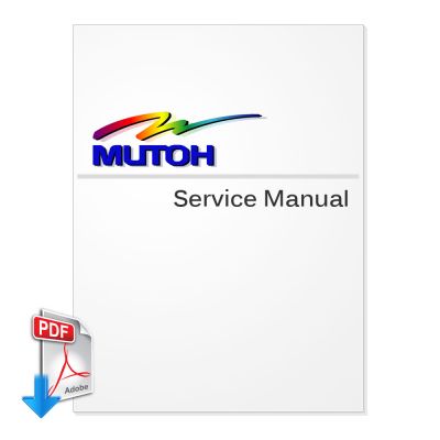Manual de servicio Mutoh CX3000 Máquina de dibujo y digitalización