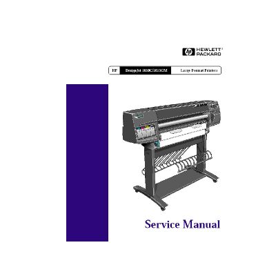 Manual de Servicio en Inglés HP DesignJet 1050C 1055CM