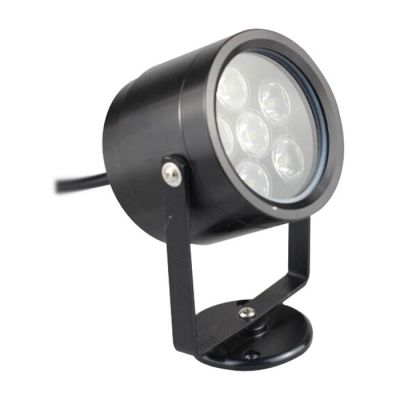 Lampara Sub-acuatica Negra 12-24V 6x1W RGB