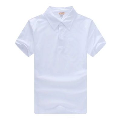 Playera Polo para Mujer de Algodón en Blanco 10pcs/pack