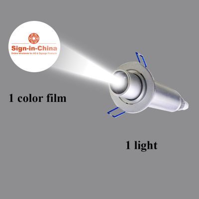 Proyector de Laser LED 1 color Φ7CM 10W