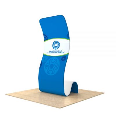 Snake Fabric Tension Display Stands(Graphic Included/Double Sided)