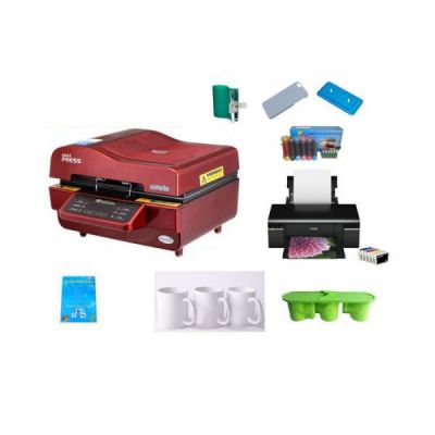 3D Vaccum Heat Press Solution for Phone Cases and Mugs