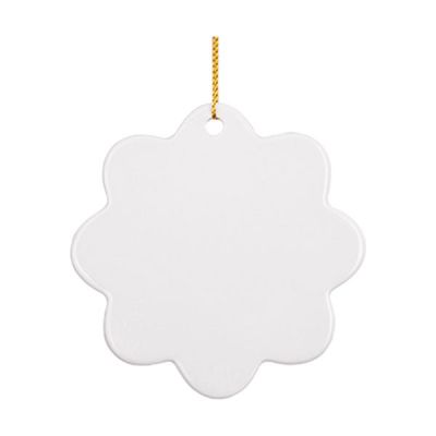 3" Sunflower Ceramic Ornament