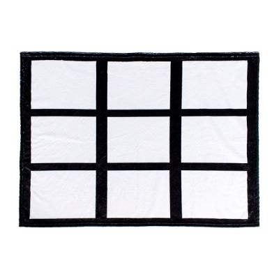 30" x 40" Sublimation Blank 9 Panel Photo Blankets 4PCS