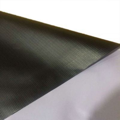 Lona brillante fondo negro 13OZ 1.07m/1.62m/ 2.2m/2.5m/3.2m*50m