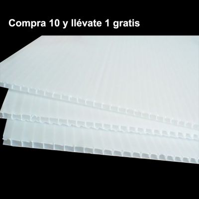 4/6MM Tabla PP Blanca 1.22*2.44m