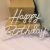 Happy Birthday White Integrative Neon Sign for Birthday Party Decoration Size-42X20cm+58X20cm