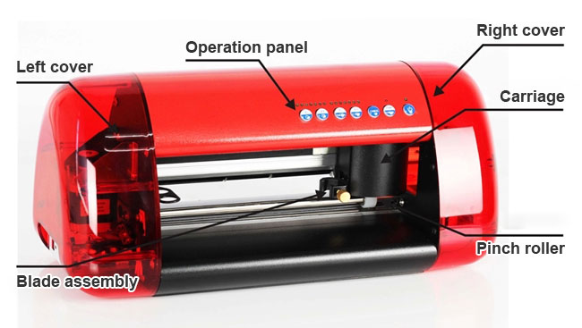 Vinyl Cutter and Plotter with Contour Cut Function details 2