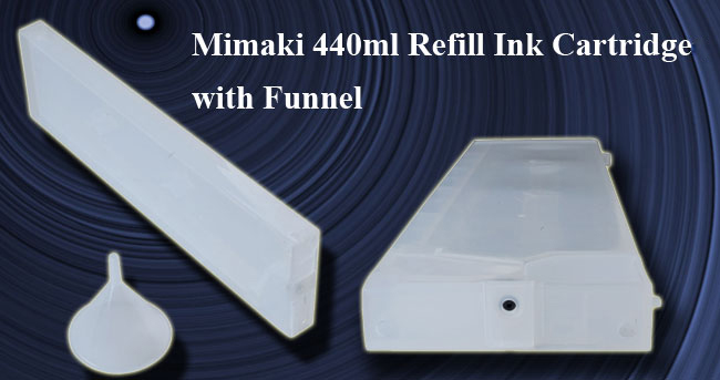 Generic Mimaki 440ml Refill Ink Cartridge with Funnel