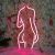 Lady Back LED Neon Sign Lights Art Decorative Lights (Pink)