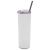 20oz Sublimation Blank White Skinny Tumbler Stainless Steel Insulated Water Bottle Double Wall Vacuum Travel Cup With Sealed Lid and Straw
