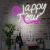 CALCA Happy Hour Neon Sign Size-19.5X11.6 inches for Wall Decor