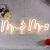 CALCA Warm White Mr&Mrs Neon Sign,Size- 23.5X 7.5inches