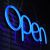 OPEN Business Sign Neon Lamp Integrative Ultra Bright LED Store Shop Advertising Lamp (Blue)