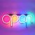 OPEN Business Sign Neon Lamp Integrative Ultra Bright LED Store Shop Advertising Lamp (light on Colorful)