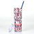 20oz Taperless Sublimation Blank Skinny Tumbler Stainless Steel Insulated Water Bottle Double Wall Vacuum Travel Cup With Sealed Lid and Straw (White)