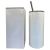 CALCA 10PCS 22oz Sublimation Blank White Fatty Tumbler Stainless Steel Insulated Water Bottle Double Wall Vacuum Travel Cup With Sealed Lid and Straw