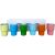 Mini 3oz Sublimaition Stainless Steel Tumbler 6 Colors Liqueur Glass Wine Tumbler Kids Cup with Straw-6 PACK SET
